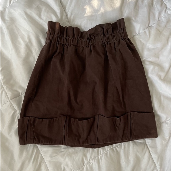 100% cotton BCBGeneration skirt - brown - Picture 1 of 5